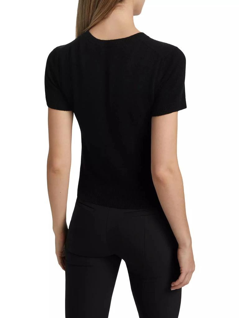 Vince Wool & Cashmere Short-Sleeve Sweater 5