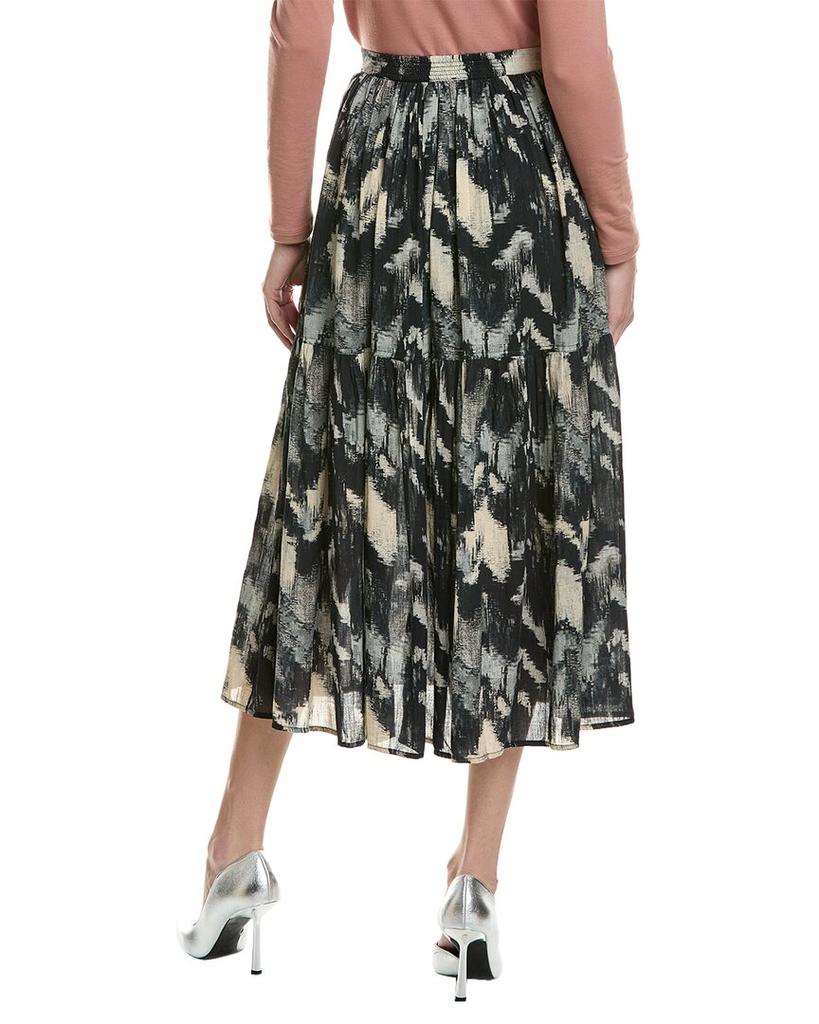 ba&sh Tiered Midi Skirt