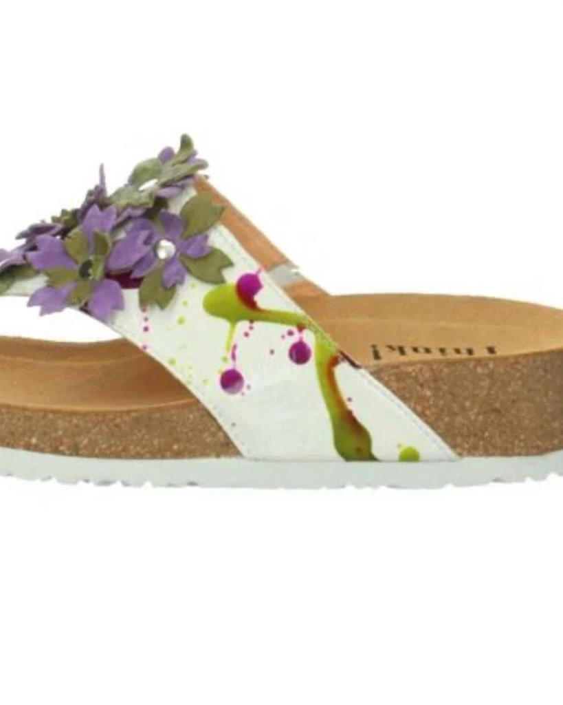 Think! Women's Open-Toe Sandal In Matcha Kombi 2