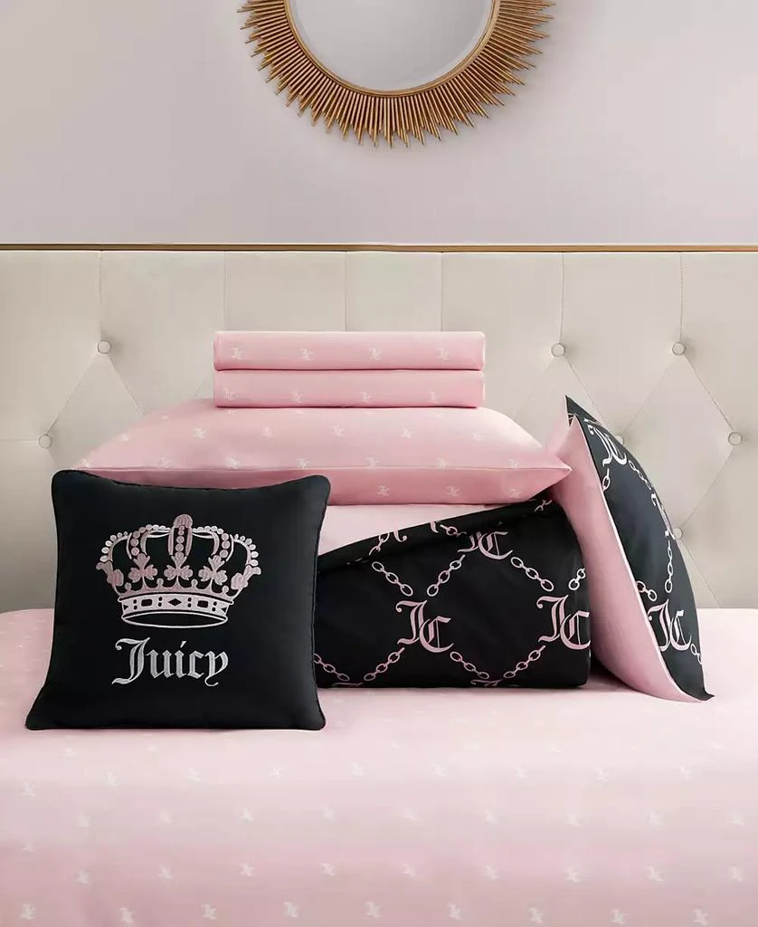 Juicy Couture Logo Link 6-Pc. Comforter Set 6