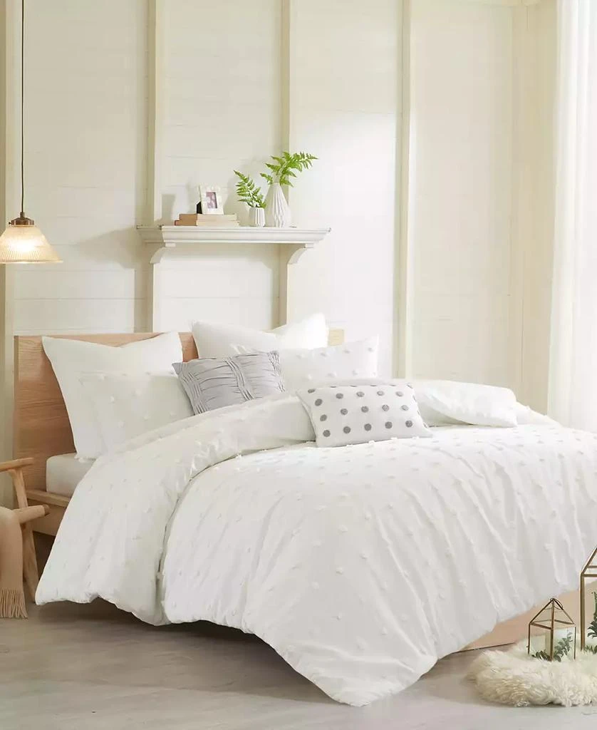 Urban Habitat Brooklyn Jacquard Cotton 5-Pc. Duvet Cover Set 2
