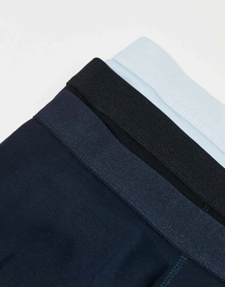 ASOS ASOS DESIGN 3 pack jersey trunks in multi 2