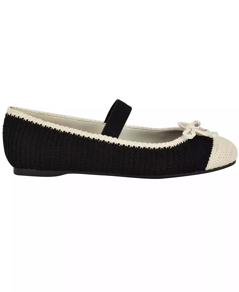 GUESS Women's Maysa Crochet Knit Mary Jane Flats 2