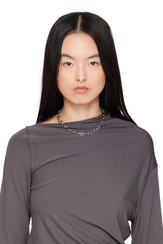 Laura Lombardi Silver Stessa Necklace