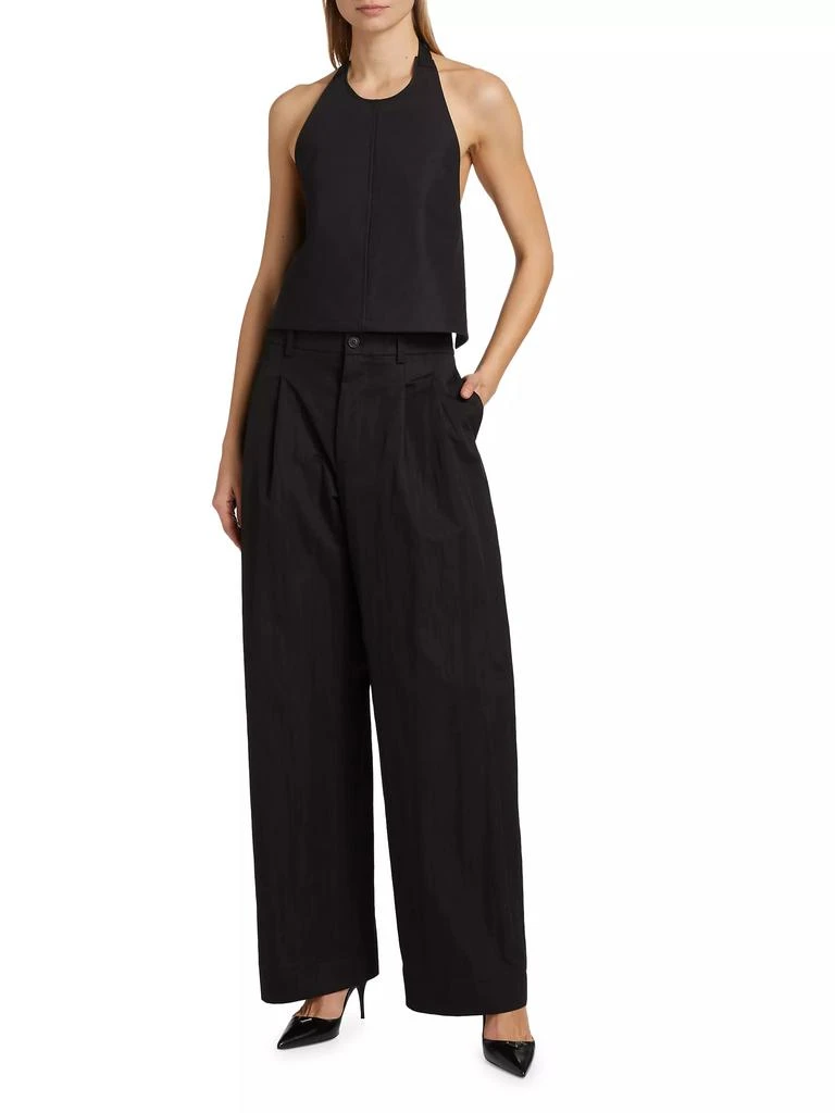 WARDROBE.NYC Drill Backless Halter Top 2