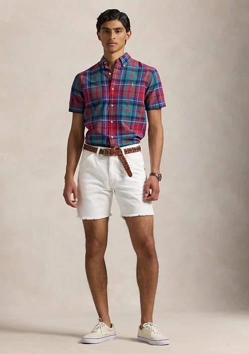 Ralph Lauren Classic Fit Plaid Oxford Shirt 3