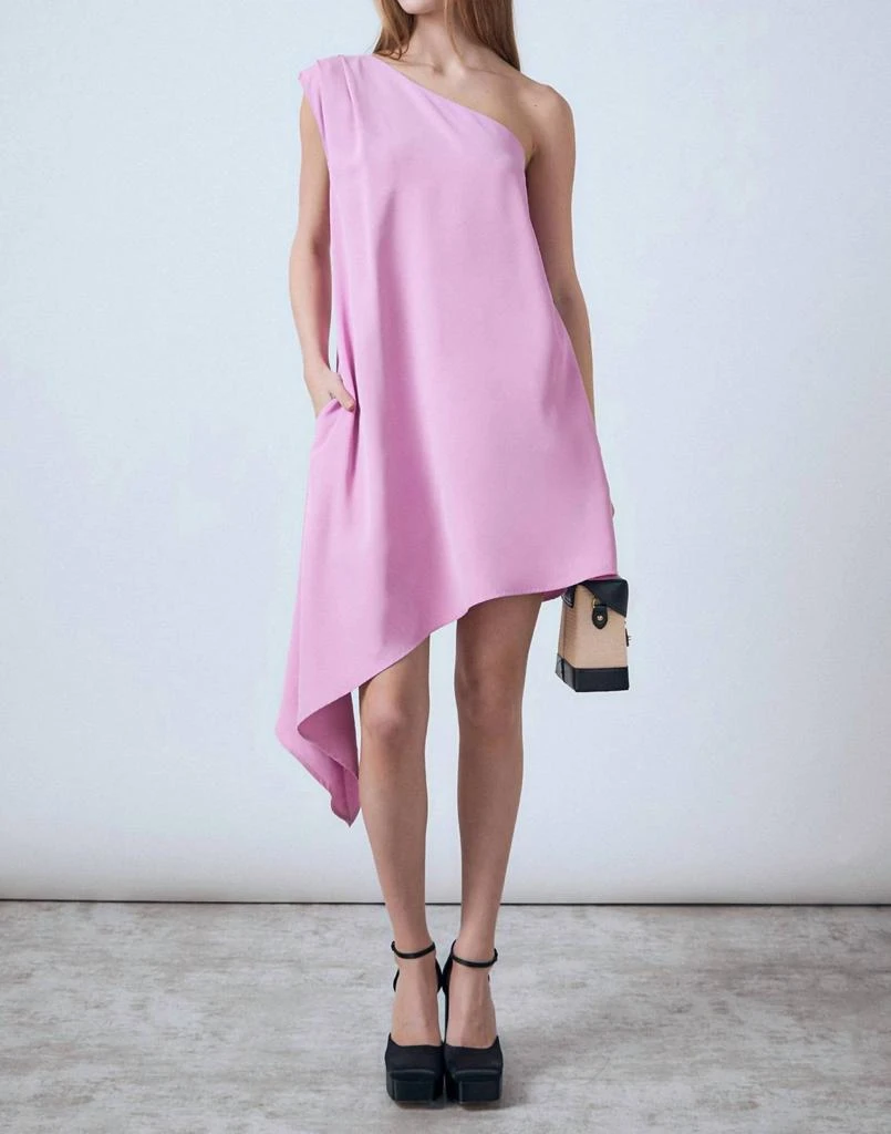 slim fit dress slacks Endless Rose Women's Halter Neck Asymmetric Satin Dress main image 1