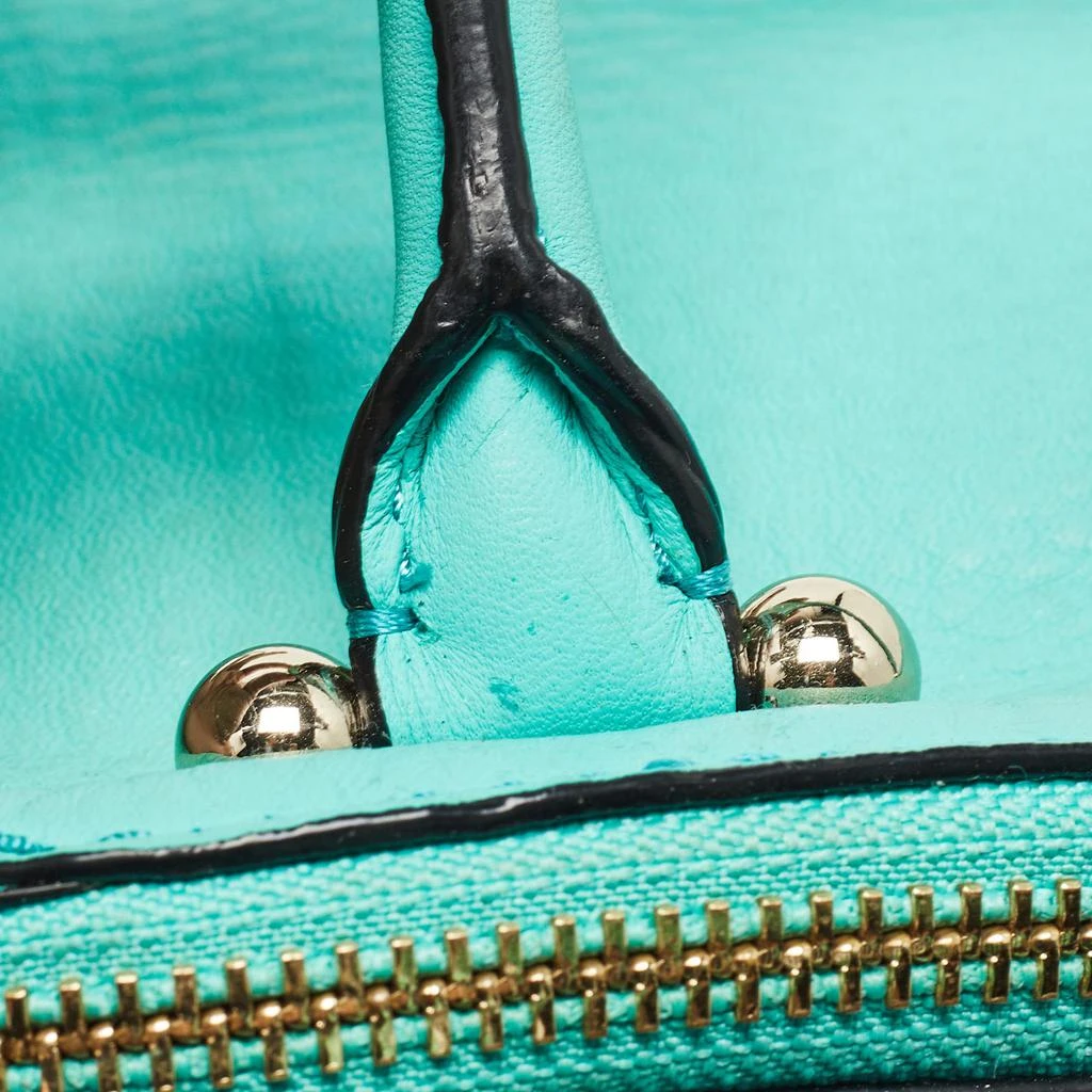 Kate Spade Tiffany Blue Leather Mini Charles Street Audrey Satchel 6