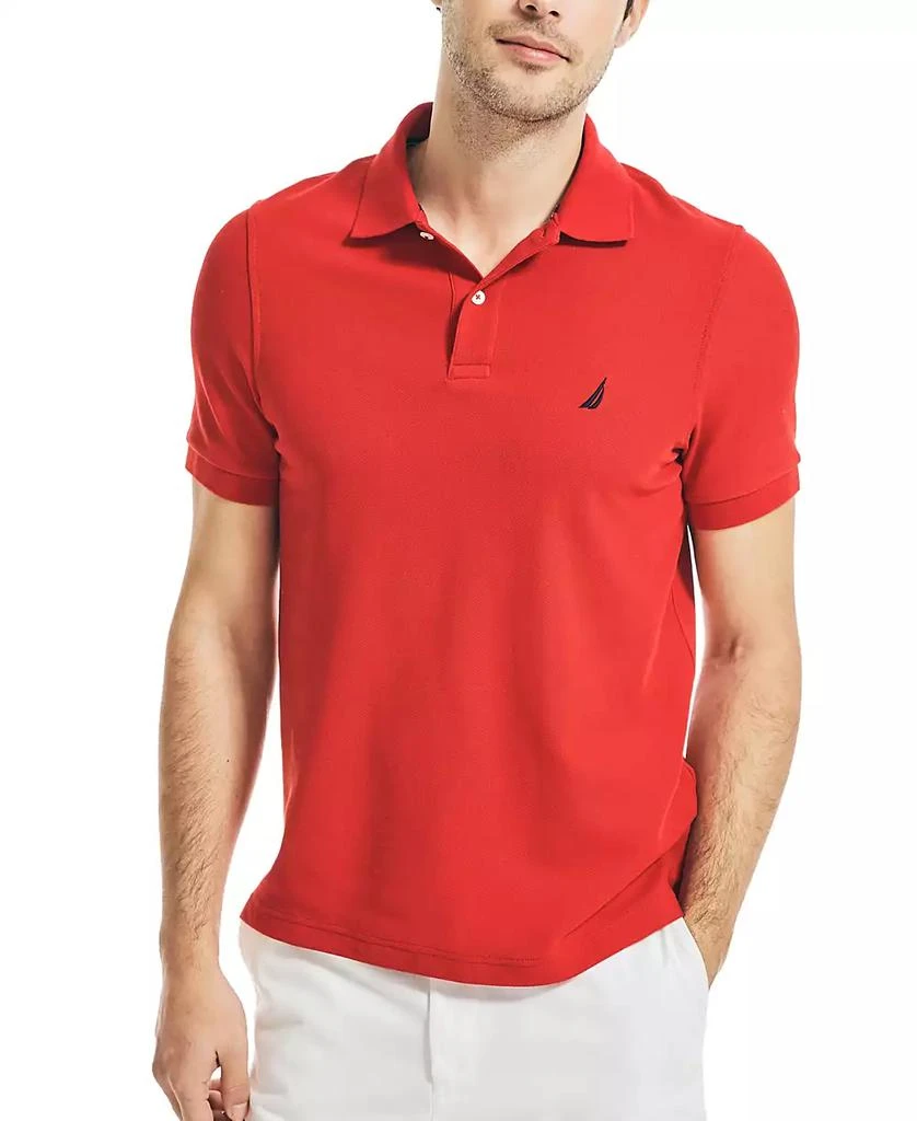 Nautica Men's Sustainably Crafted Slim-Fit Deck Polo Shirt 1