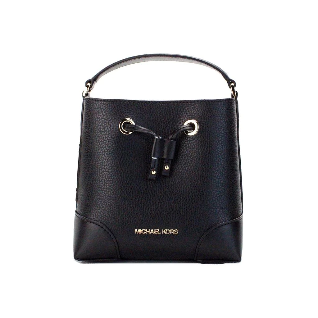Michael Kors Mercer Small  Pebbled Leather Bucket Crossbody Bag Women's Purse 1