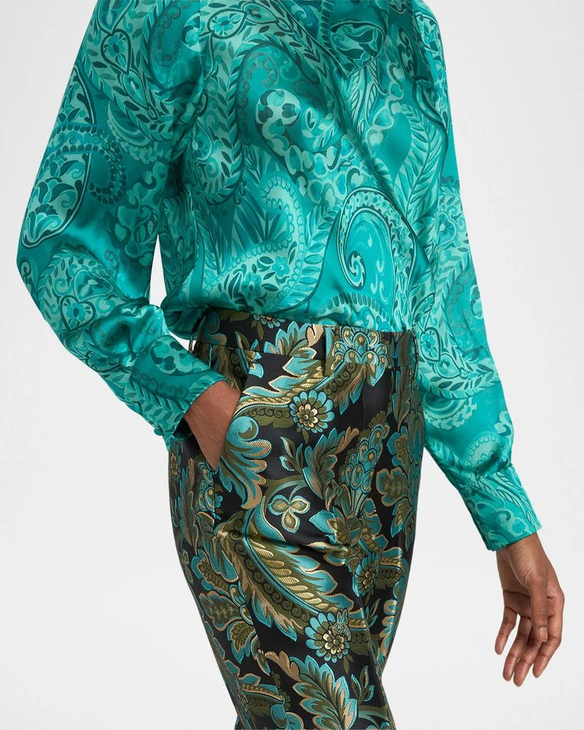 ETRO Capitol Floral Jacquard Pants 5