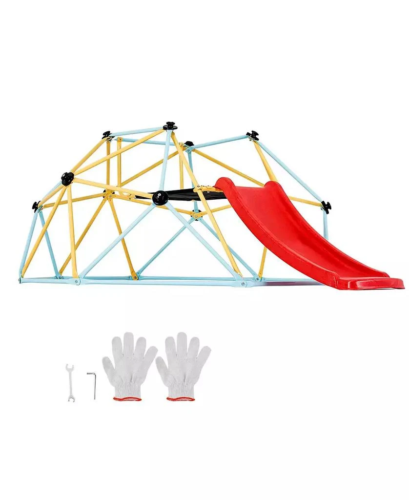 SUGIFT 8FT Kids Climbing Dome with Slide for Indoor Outdoor Play 10