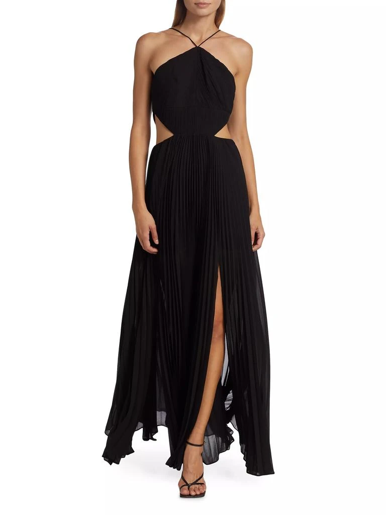 AMUR Janet Halterneck Cut Out Gown 2