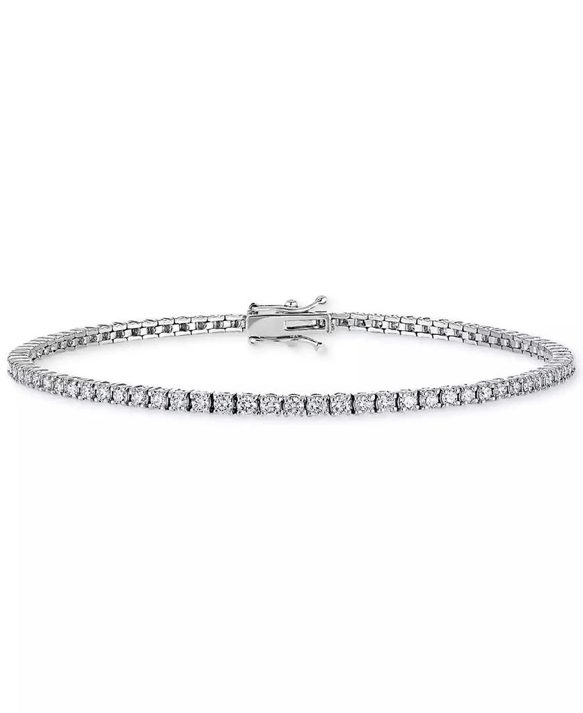 Macy's Diamond Narrow Tennis Bracelet (2 ct. t.w.) in 14k Gold 1