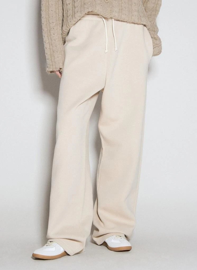 MM6 MM6 Maison Margiela Double-Waist Wide-Leg Drawstring Track Pants 1