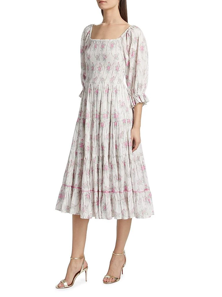 LOVESHACKFANCY Victorian Rigby Floral Dress 4