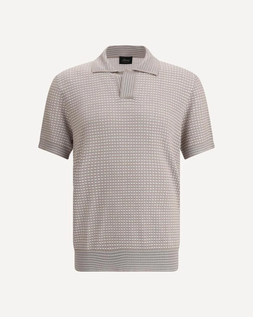 Brioni Silk Polo Shirt 1