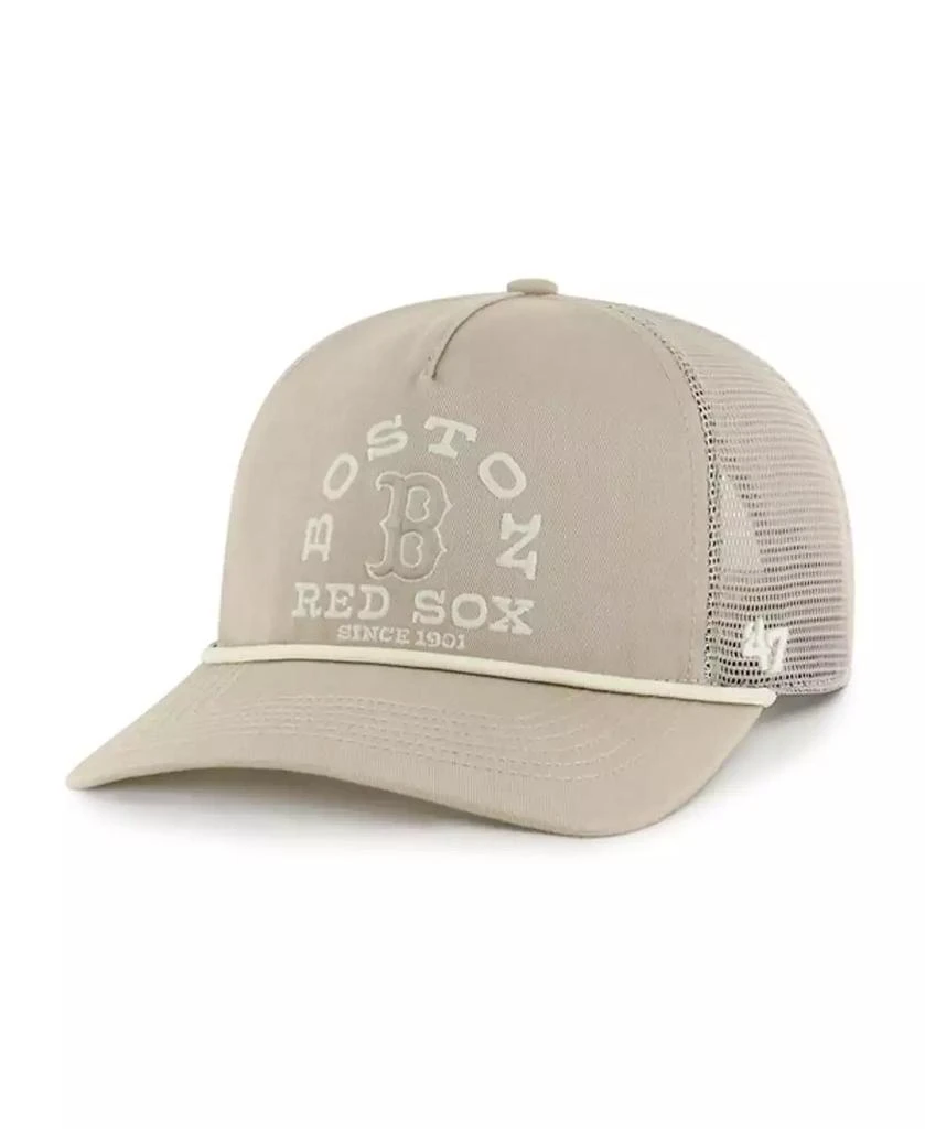 47 Brand Men's Khaki Boston Red Sox Ranchero Adjustable Hitch Hat 1