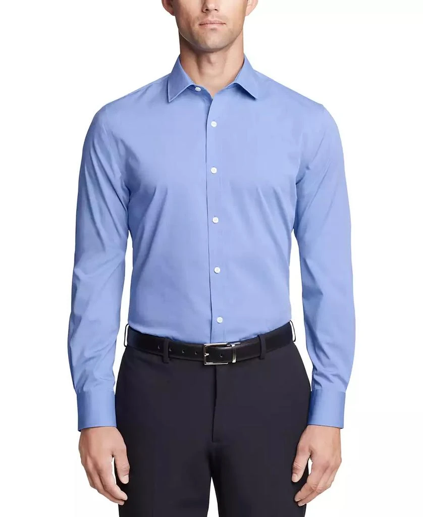 Tommy Hilfiger Men's TH Flex Essentials Wrinkle-Resistant Stretch Slim-Fit Dress Shirt 1