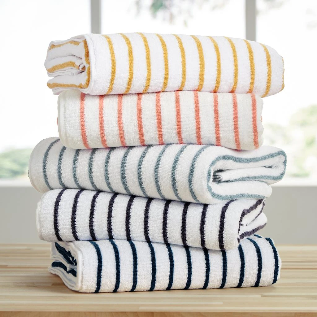 IENJOY HOME Cabana Stripe Cotton Pool & Beach Towels 6