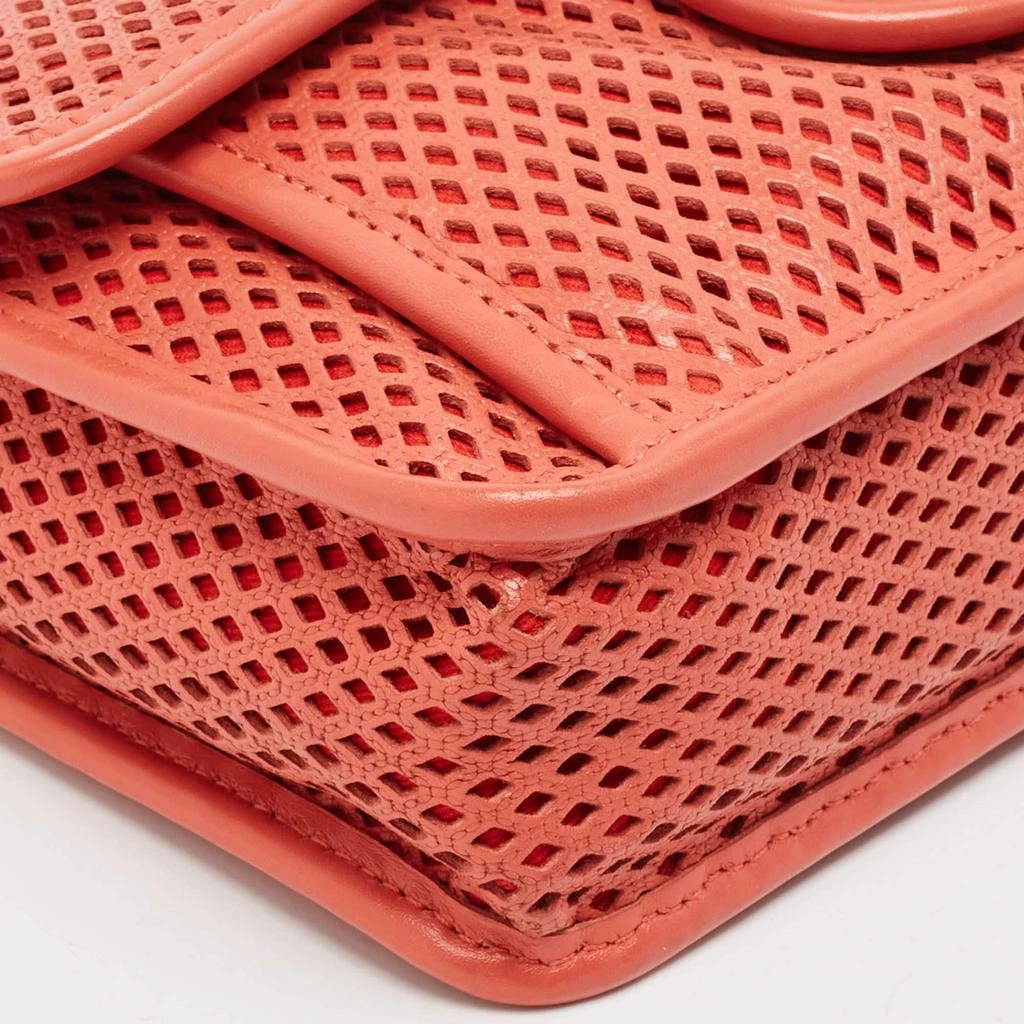 Chanel Chanel Red Perforated Leather Small Up In The Air Flap Bag 15