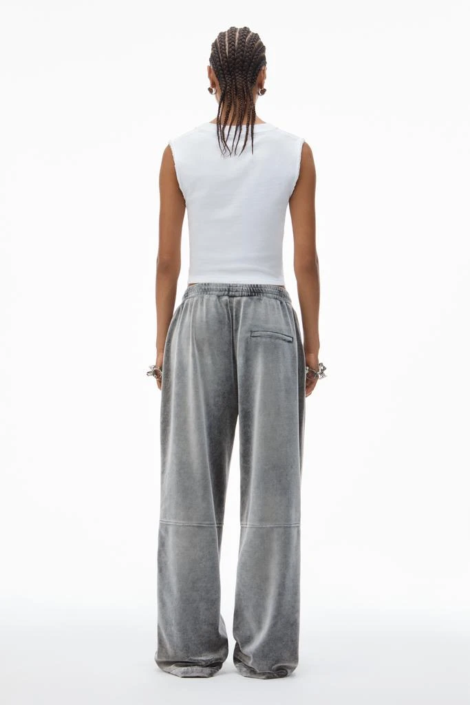 Alexander Wang Trackpants in Crushed Velour 4