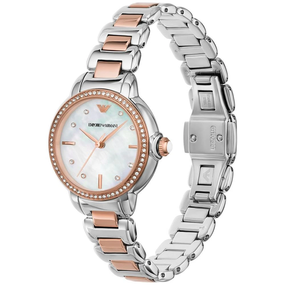 Emporio Armani Women's Two-Tone Stainless Steel Bracelet Watch 32mm 2