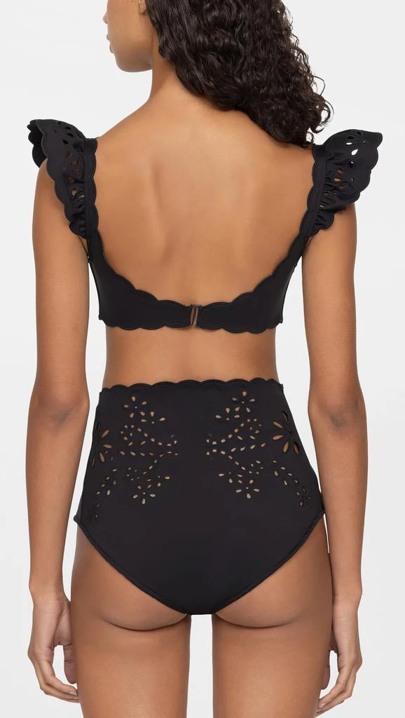 Sea Liat Embroidery Flutter Sleeve Bikini Top 2