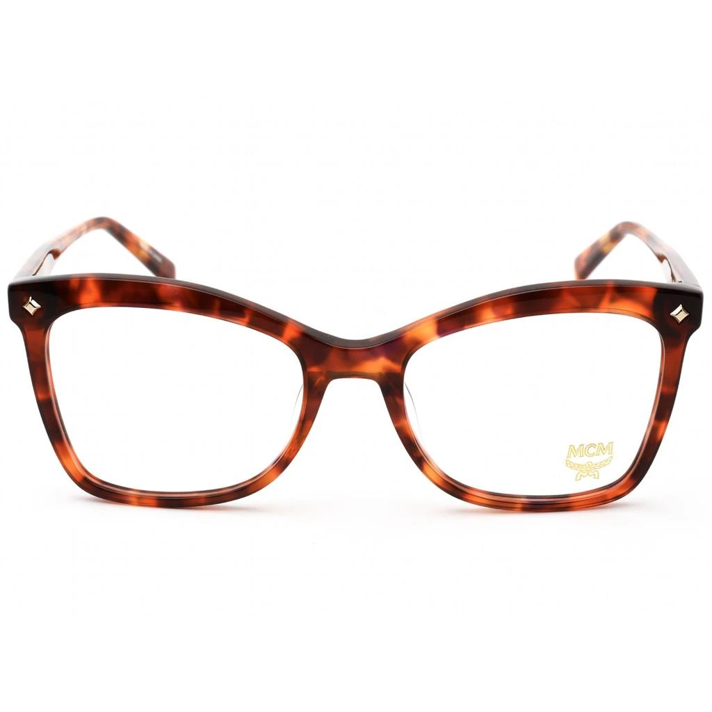 MCM MCM Women's Eyeglasses - Clear Lens Havana/Red Cat Eye Shape Frame | MCM2707 239 2