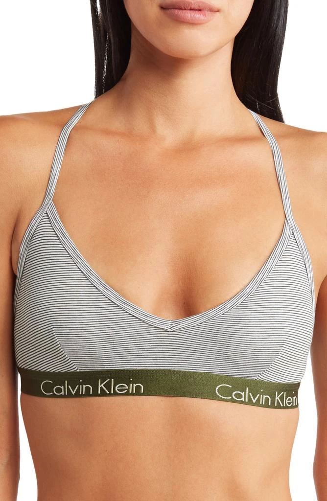 Calvin Klein V-Neck Racerback Bralette 1