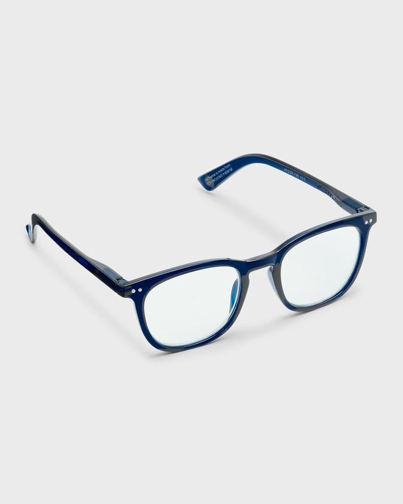The Book Club The Whirl Acetate Square Reading Glasses 1