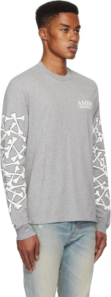 AMIRI Black Bones Stacked Long Sleeve T-shirt 2