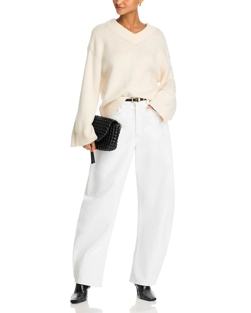 FRAME The Bubble High Rise Barrel Leg Jeans 2