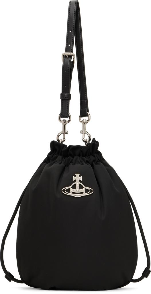ショルダーバッグ・ポシェット Vivienne Westwood Women's Nylon Drawstring Pouch Set Black Vivienne Westwood Re-nylon Drawstring Pouch Set in Black | Lyst