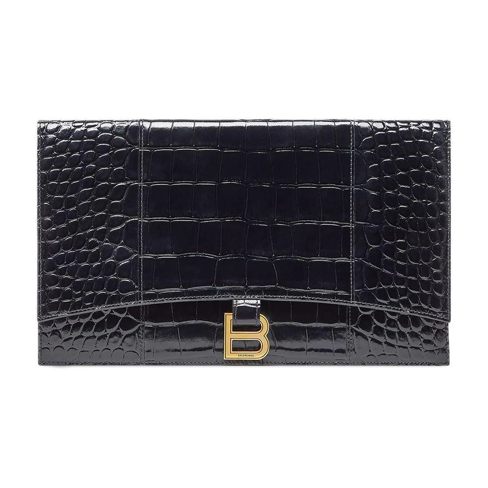 Balenciaga Hourglass flat pouch with flap 9