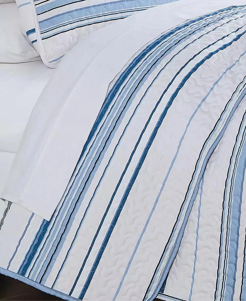 SOUTHSHORE FINE LINENS Southshore Stripe 3-Pc. Quilt Set 3