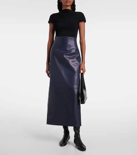 Khaite Apollo leather over-the-knee boots 3