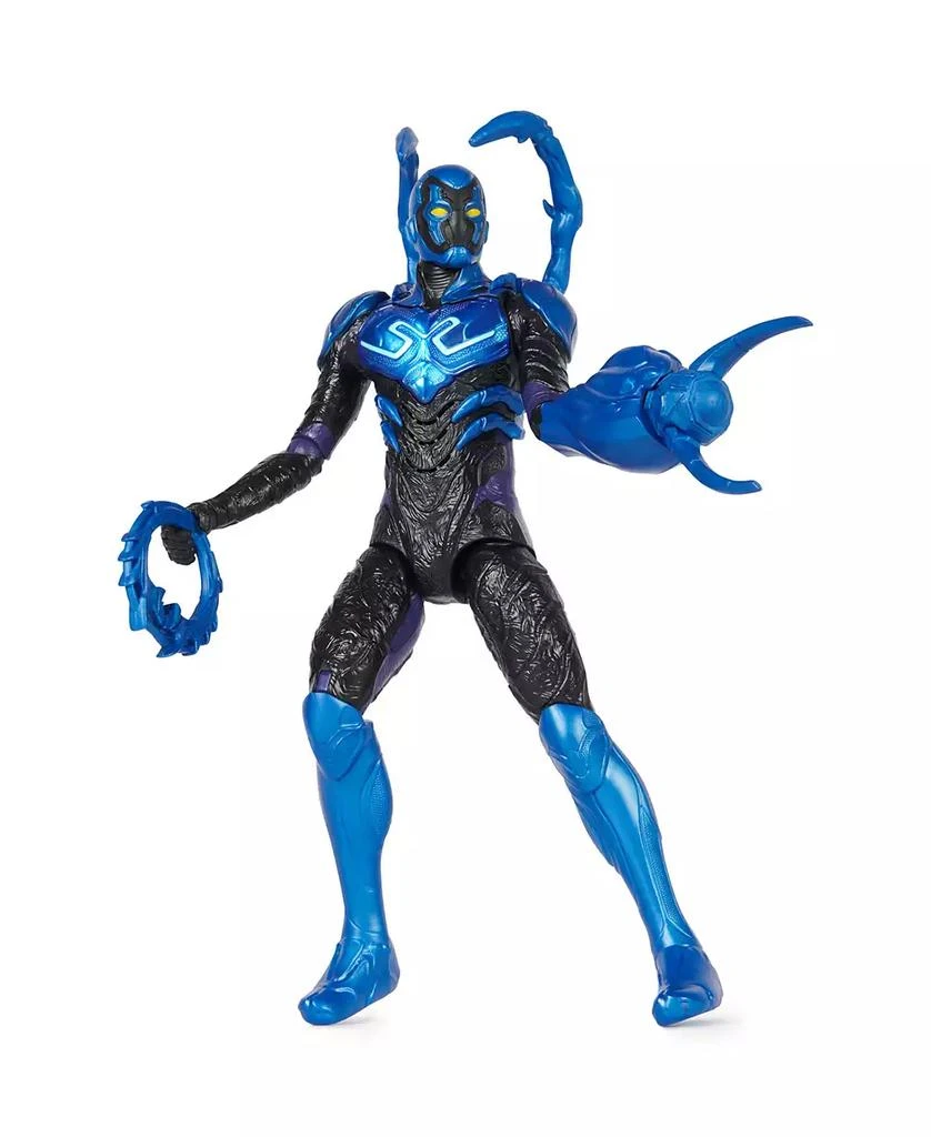 DC Comics Battle-Mode Blue Beetle Action Figure, 12 in, Lights and Sounds, 3 Accessories, Poseable Movie Collectible Superhero Toy, Ages 4 Plus 1