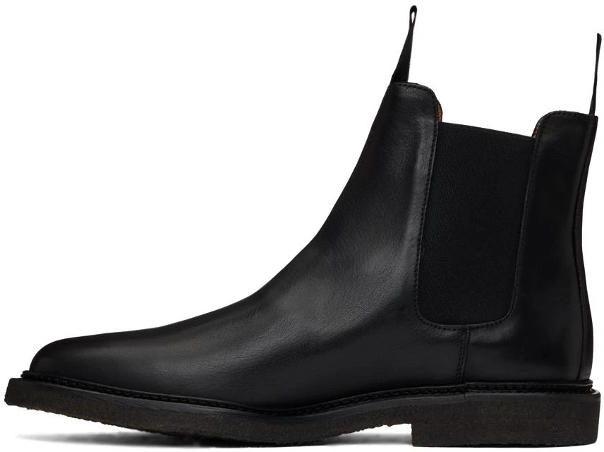 Common Projects Black Leather Chelsea Boots 3