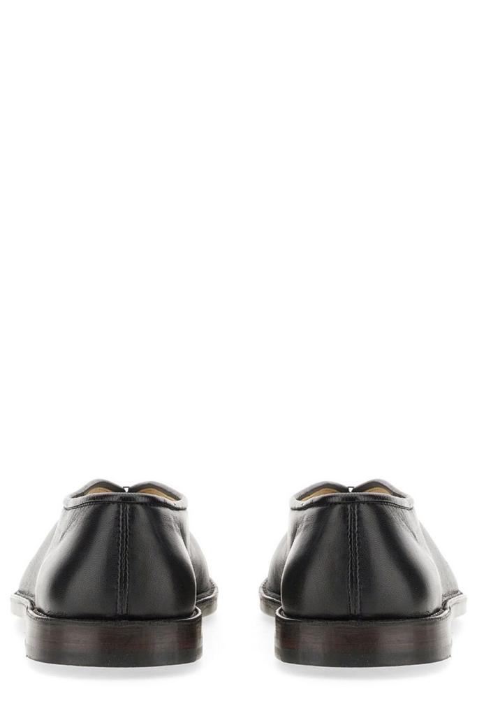 サンダル・ミュール LEMAIRE Black Leather Loafers Lemaire Leather Slippers - Black | Garmentory