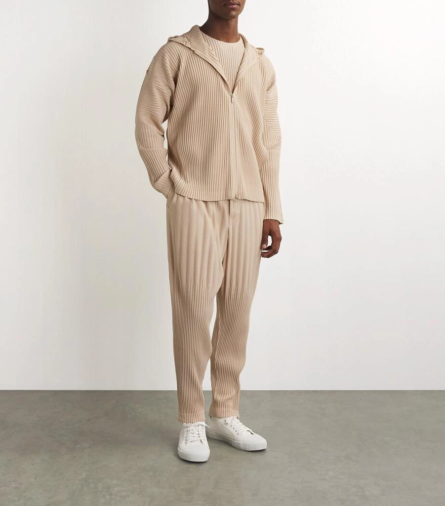 Homme Plissé Issey Miyake Pleated Zip-Up Hoodie 2