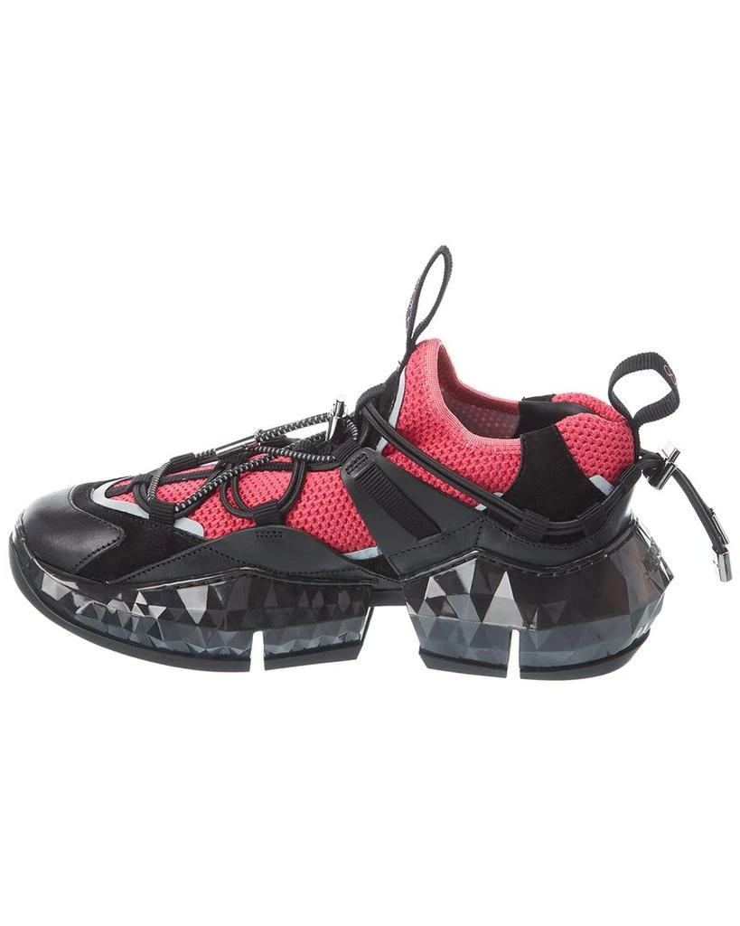Jimmy Choo Diamond Trail/F Leather & Mesh Sneaker 2