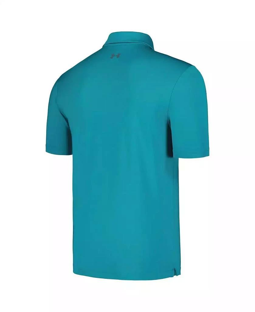 Under Armour Men's Teal Coastal Carolina Chanticleers Tee To Green Polo Shirt 2
