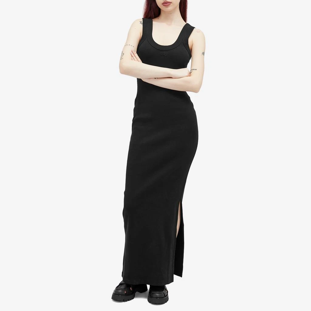 Alexander Wang Alexander Wang Logo Maxi Tank Dress 4