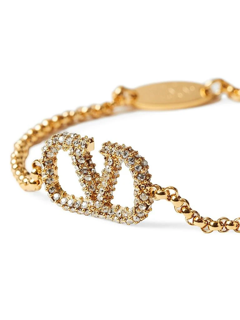 Valentino VLogo Signature Bracelet In Metal And Swarovski® Crystals 2