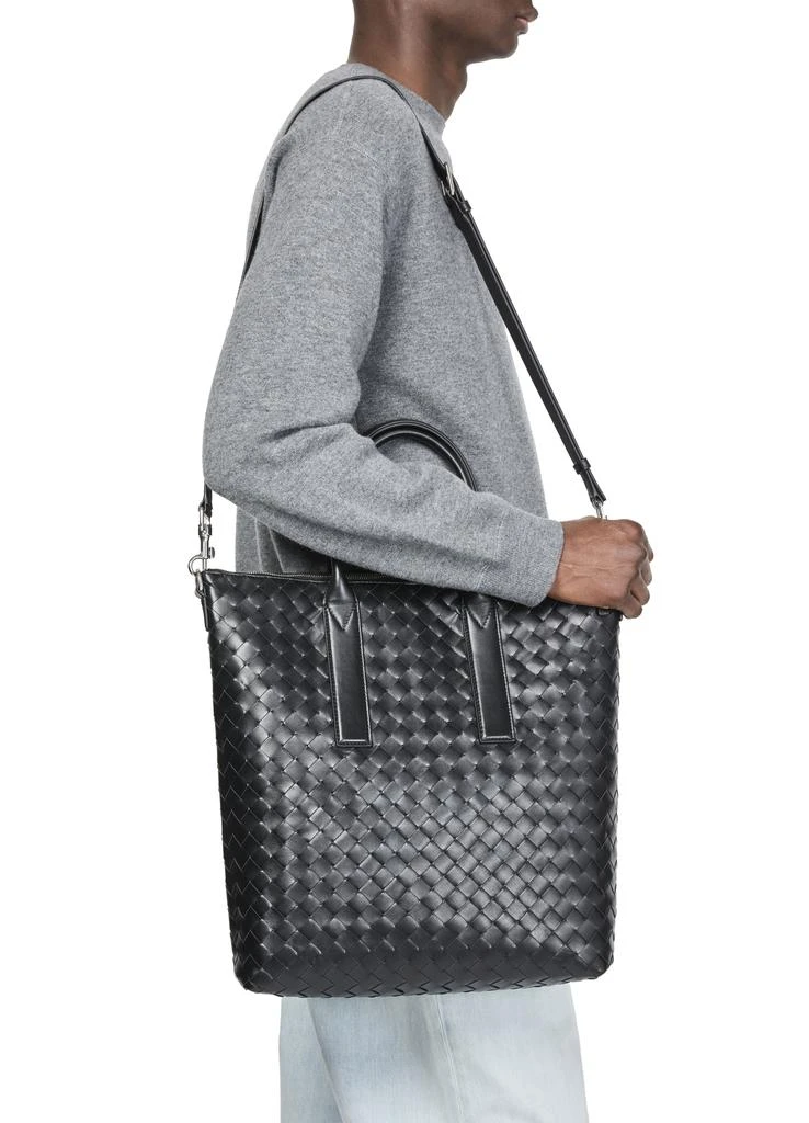 Bottega Veneta Intrecciato large size zipped tote bag 8