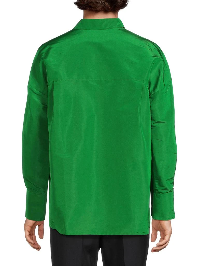 Valentino Silk Point-Collar Shirt 2