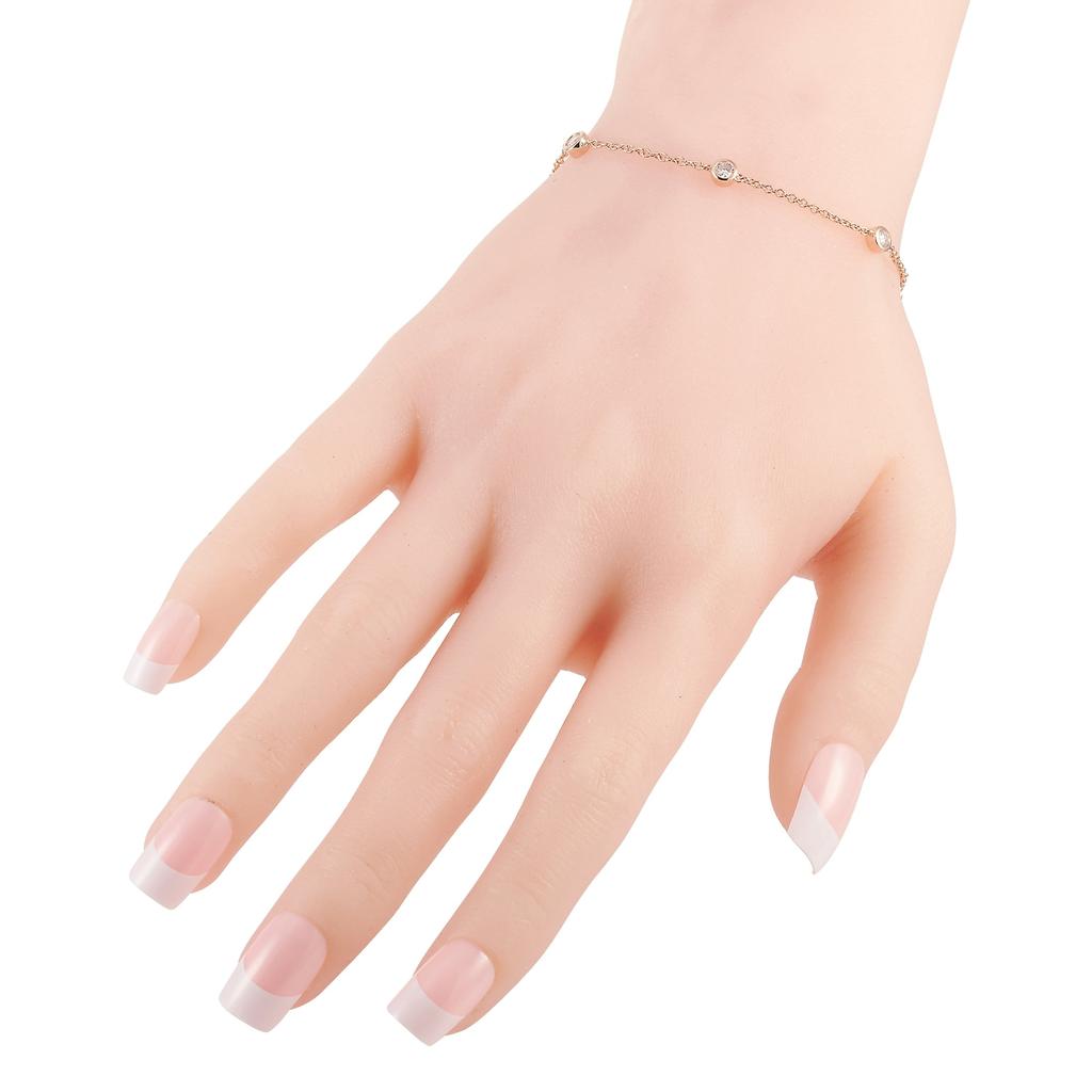 Non Branded 14K Rose Gold 0.50 ct Diamond Bracelet