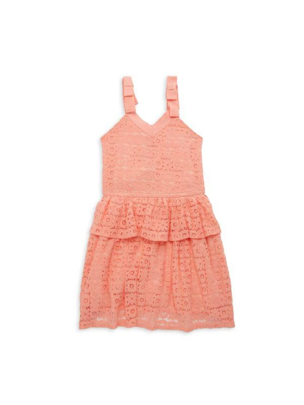 BCBG Girl's Layered Lace Dress 1