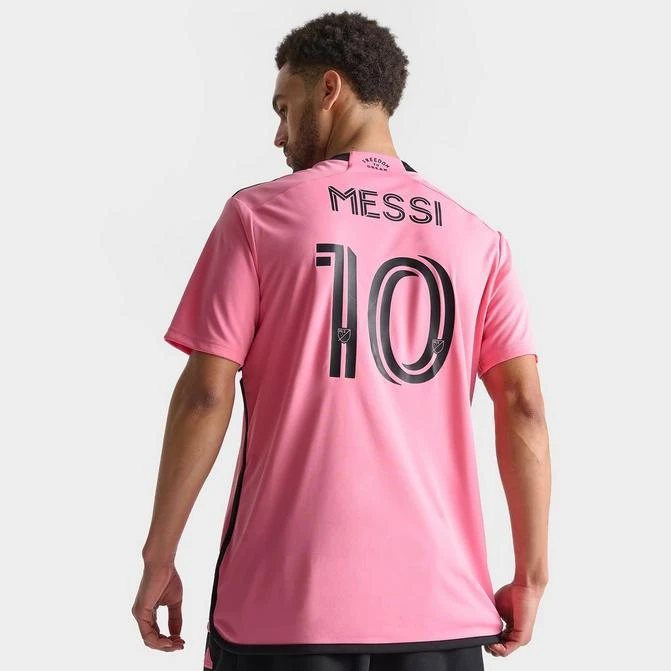 Adidas Men's adidas Inter Miami CF MLS 24-25 Lionel Messi Home Soccer Jersey 1